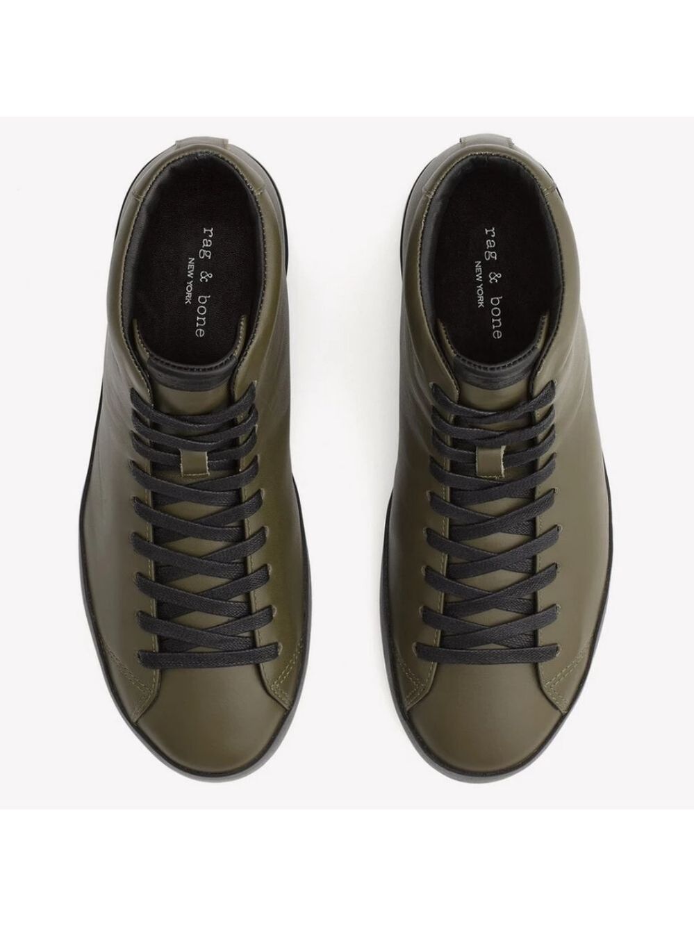 Rag & Bone 44.5 RB1 High Hightop Leather Shoes